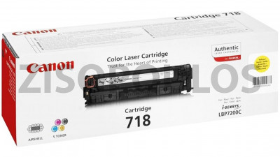 CANON TONER 718 YELLOW 2659B002