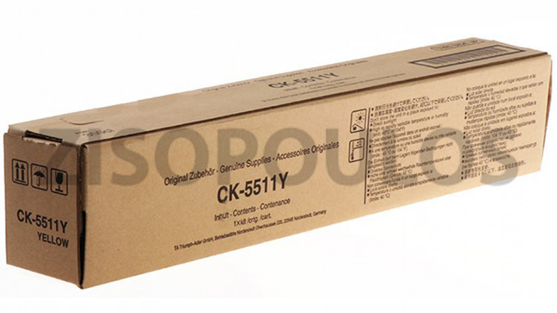 TRIUMPH ADLER TONER CK 5511 YELLOW 1T02R5ATA0