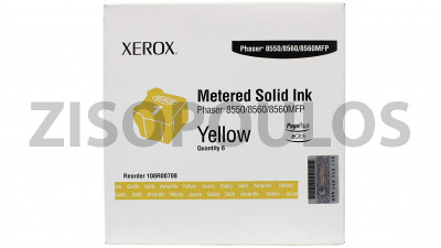 XEROX SOLID INK PHASER 8550 YELLOW METERED 108R00708