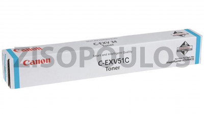 CANON TONER CARTRIDGE CEXV 51 CYAN 0482C002