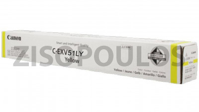 CANON TONER CARTRIDGE CEXV 51 YELLOW 0484C002