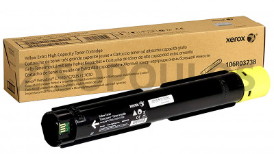 XEROX TONER EXTRA HIGH YIELD VERSALINK C7020 YELLOW 106R03738