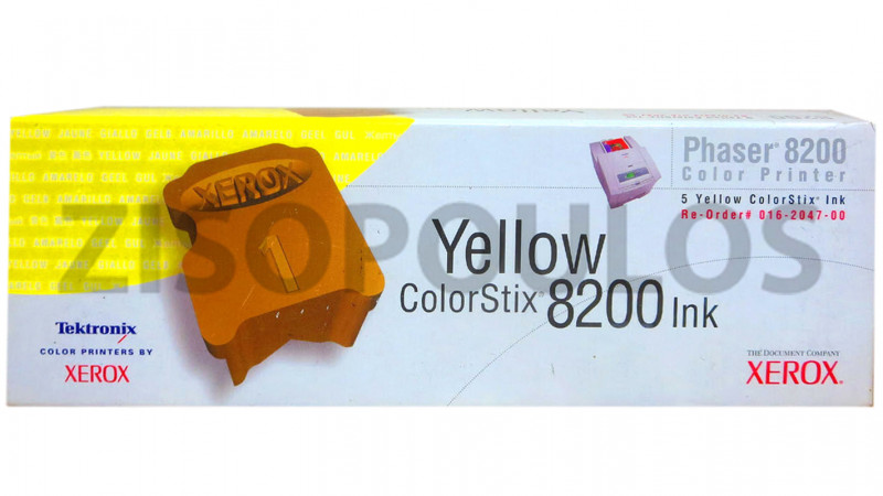 XEROX SOLID INK PHASER 8200 YELLOW 016204700