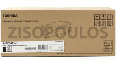 TOSHIBA TONER T-FC34E-K BLACK 6A000001530
