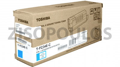 TOSHIBA TONER T-FC34E-C CYAN 6A000001524