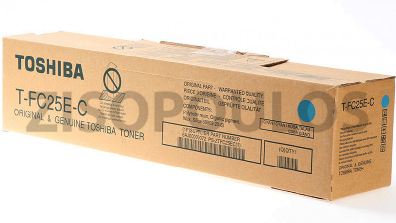 TOSHIBA TONER T-FC25E-C CYAN 6AJ00000072