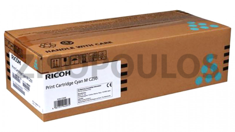 RICOH TONER CARTRIDGE MC 250 CYAN 408353
