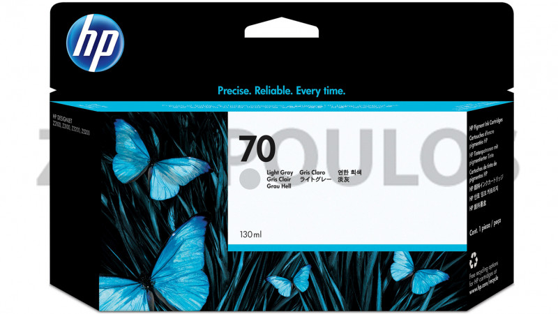 HP INK DESIGNJET 70A LIGHT GREY C9451A