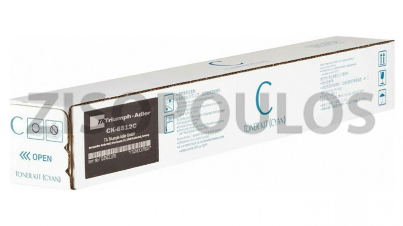 TRIUMPH ADLER TONER CK 8512 CYAN 1T02RLCTA1