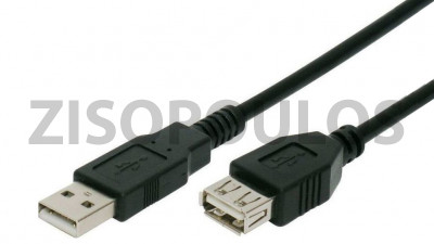 POWERTECH ΚΑΛΩΔΙΟ USB 2.0 USB-A MALE - USB-A FEMALE CAB-U011