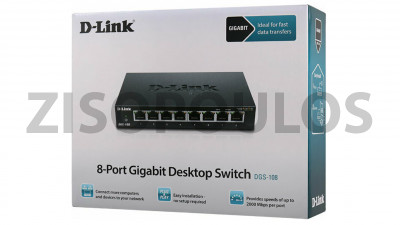 D-LINK SWITCH GIGABIT DESKTOP DGS-108GL (8 ΘΥΡΕΣ) 515099
