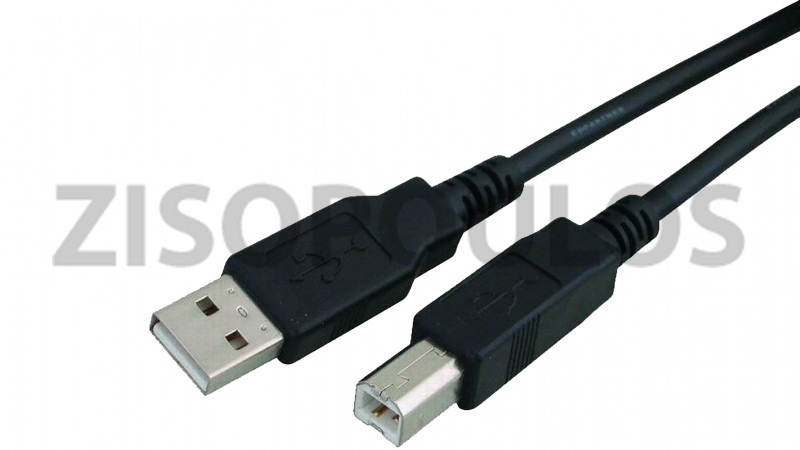 POWERTECH USB 2.0 CABLE USB-A MALE USB-B MALE 1.5M CABU016