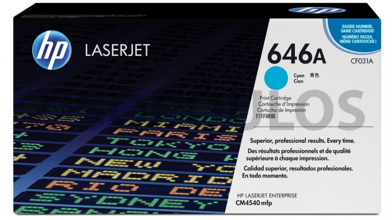 HP TONER 646A CYAN CF031A
