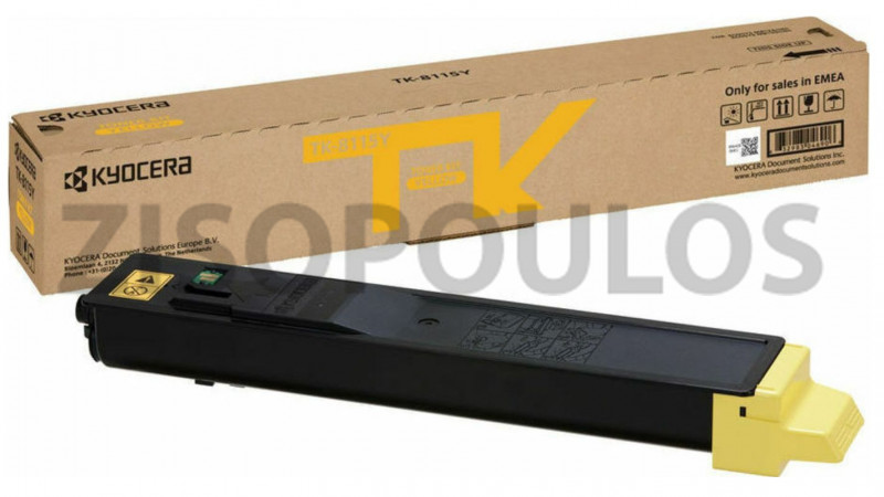 KYOCERA TONER TK 8115 YELLOW 1T02P3ANL0