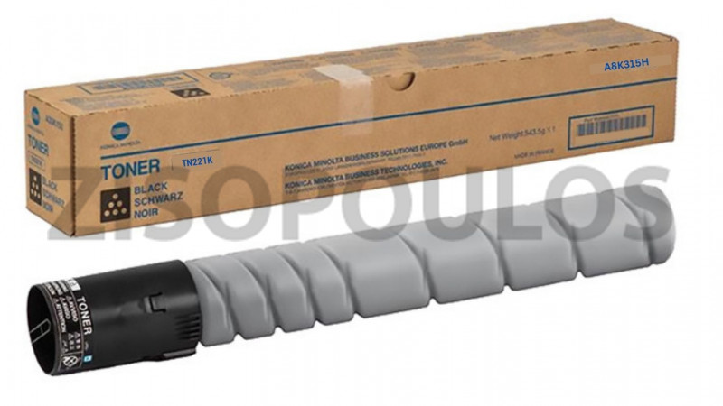 KONICA MINOLTA TONER TN 221A BLACK A8K315H