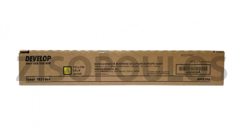 DEVELOP TONER TN 514A YELLOW A9E82DA