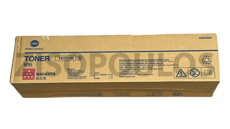 KONICA MINOLTA TONER TN 711S MAGENTA A3VU350(S)