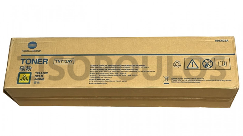 KONICA MINOLTA TONER TN 713A YELLOW A9K825A