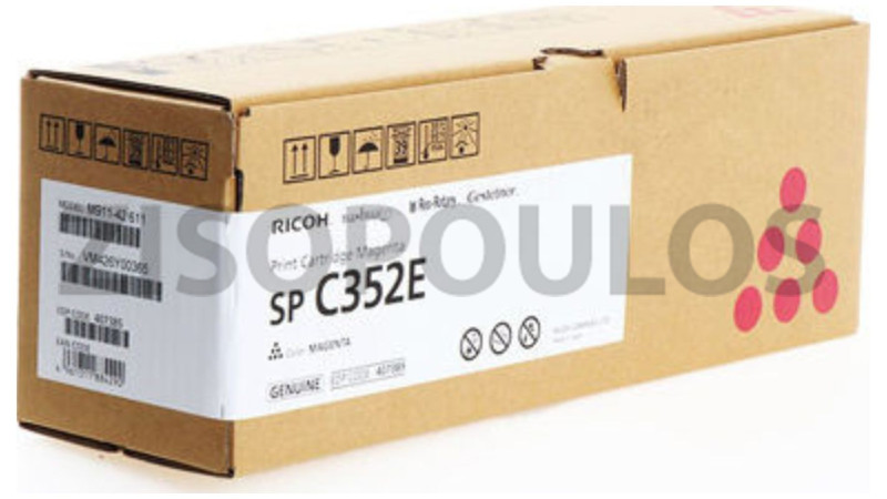 RICOH TONER SPC 352E MAGENTA 408217