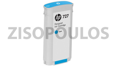 HP INK CARTRIDGE 727 CYAN B3P19A (Μεταχειρισμένο)