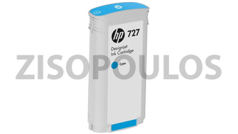 HP INK CARTRIDGE 727 CYAN B3P19A (Μεταχειρισμένο)