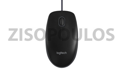 LOGITECH ΠΟΝΤΊΚΙ ΕΝΣΥΡΜΑΤΟ B100 ΜΑΥΡΟ LOGB100BLK