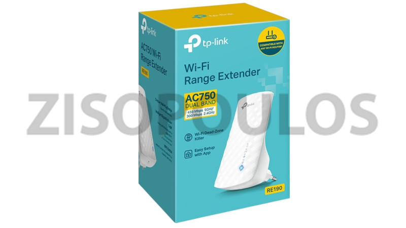 TP LINK RE190 V1 MESH WIFI EXTENDER DUAL BAND (2.4 & 5GHZ) 7