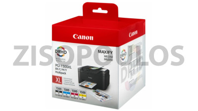 CANON INK PGI 1500XL CYAN/MAGENTA/YELLOW/BLACK 9182B010