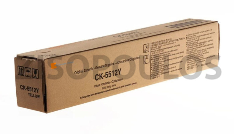 TRIUMPH ADLER TONER CK 5512 YELLOW 1T02R6ATA0