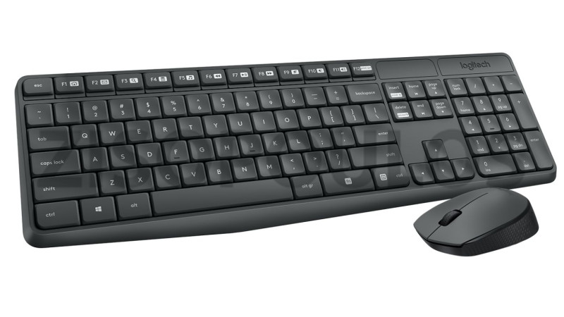 LOGITECH ΠΛΗΚΤΡΟΛΟΓΙΟ & ΠΟΝΤΙΚΙ WIRELESS COMBO MK235