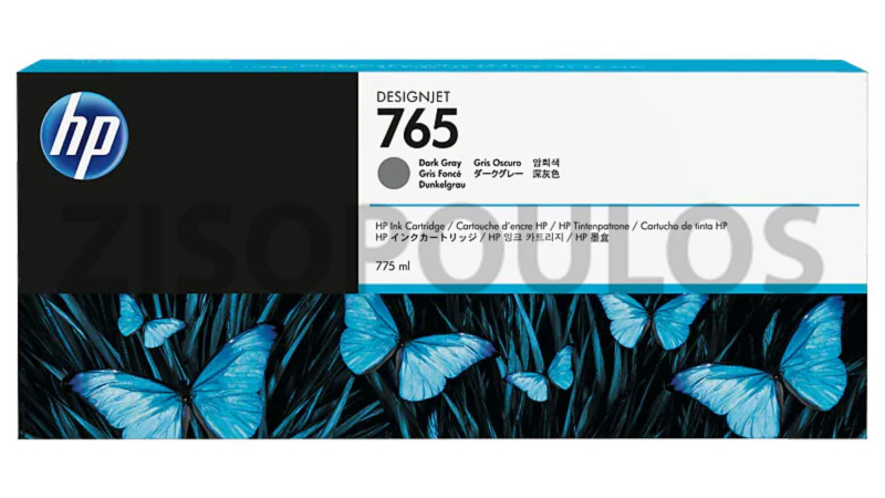 HP ZISO INK 765 GRAY HIGH YIELD F9J54A (Μεταχειρισμένο)