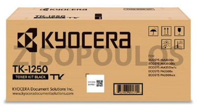 KYOCERA TONER TK 1250 BLACK 1T0C3H0NL0