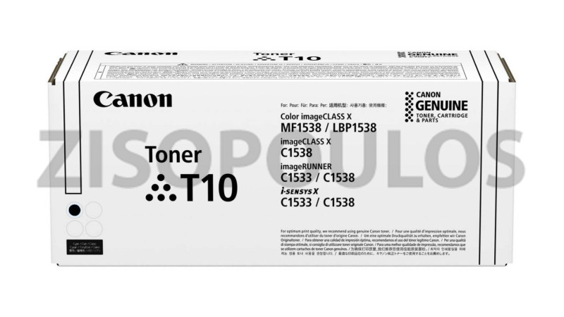CANON TONER T 10 BLACK 4566C001