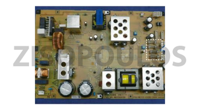 RICOH SU DC POWER SUPPLY:450W PCB ASSEMBLY 120V AZ240278