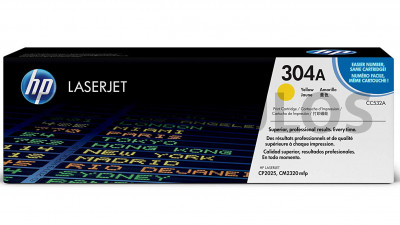 HP TONER 304A YELLOW CC532A