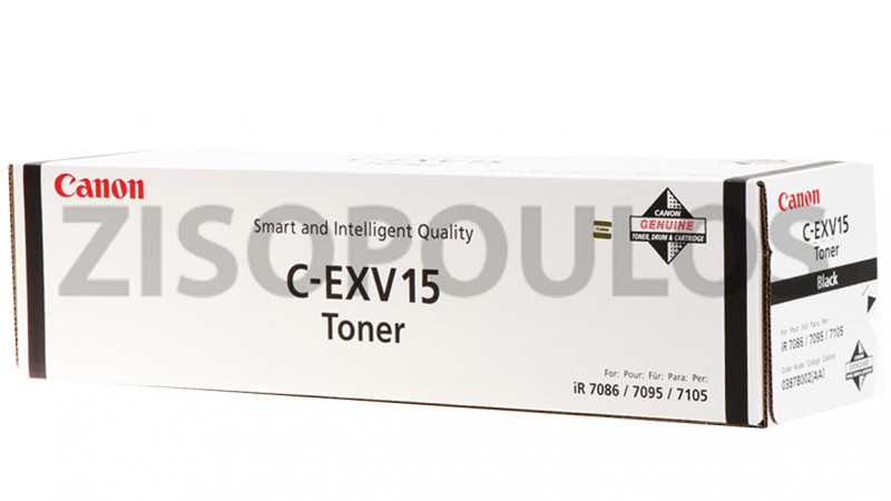 CANON TONER CEXV 15 BLACK 0387B002