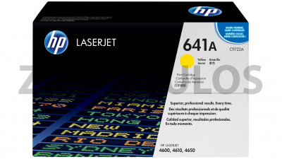 HP TONER CARTRIDGE 641A YELLOW C9722A