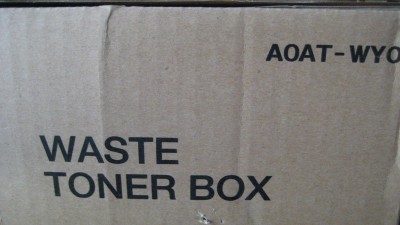 KONICA MINOLTA delete WASTE TONER BOX