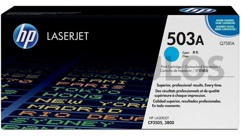 HP TONER 503A CYAN Q7581A