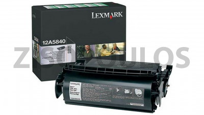 LEXMARK TONER 12A5840 BLACK