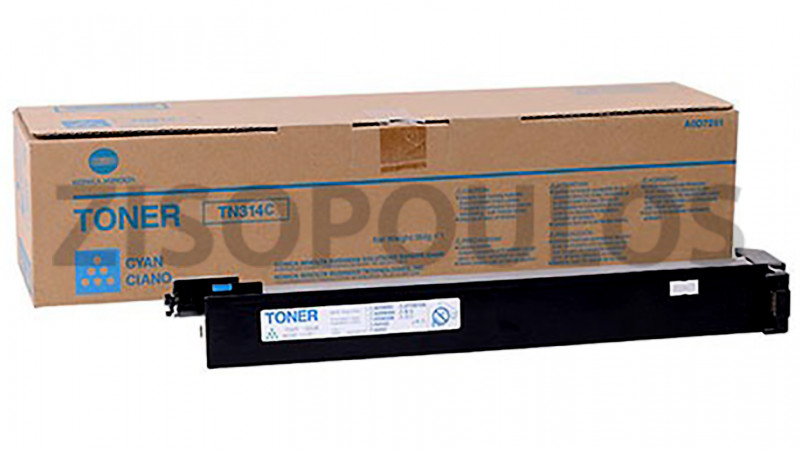 KONICA MINOLTA TONER TN 314 CYAN A0D7451