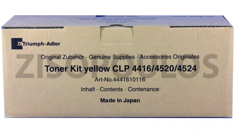 TRIUMPH ADLER TONER CLP 4416/4520/4524 YELLOW 4441610116