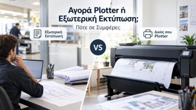 Αγορά Plotter ή Εξωτερική Εκτύπωση; Πότε σε Συμφέρει;