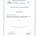 Powiększ obraz: certificate 40