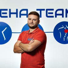 Powiększ obraz: Adam Michoński, fizjoterapeuta Mierzyn