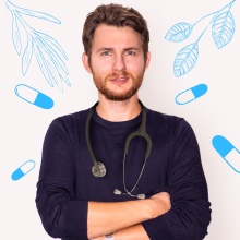 Powiększ obraz: Michał Toczyński, lekarz bez specjalizacji Szczecin