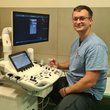 Powiększ obraz: Mateusz Garbacz, chirurg naczyniowy Będzin