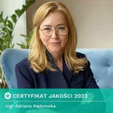 Powiększ obraz: Adriana Radomska, psycholog Warszawa