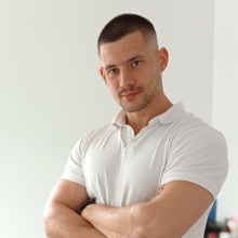 Powiększ obraz: Michał Jagielski, fizjoterapeuta Rumia