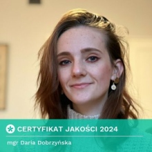 Powiększ obraz: Daria Dobrzyńska, psycholog Warszawa